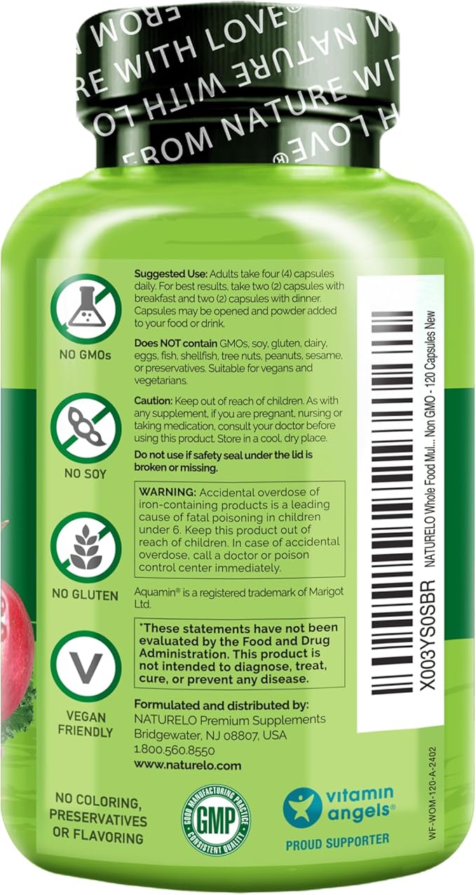 NATURELO Whole Food Multivitamin - Image 6