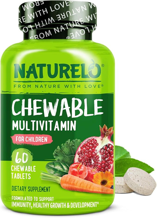 NATURELO Chewable Vitamin for Kids Multivitamin by NATURELO