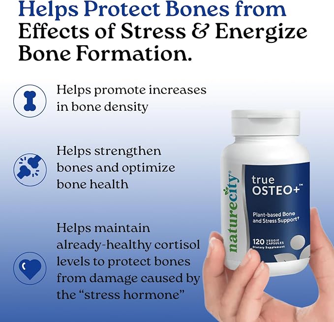 NatureCity True-Osteo Bone Support Supplement – Plant-Based Formula - Image 3