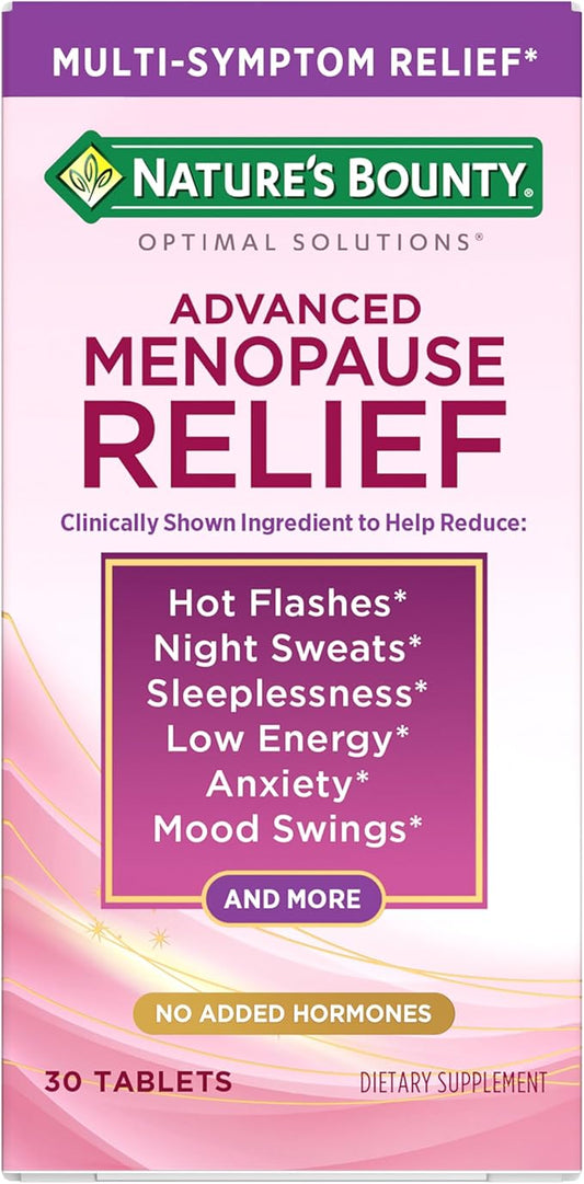 Nature’s Bounty Optimal Solutions Advanced Menopause Relief, Menopause by NaturesBounty