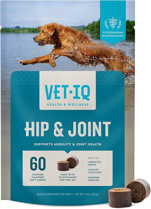 VetIQ Glucosamine Hip & Joint Supplement by VetIQHealthSupplements