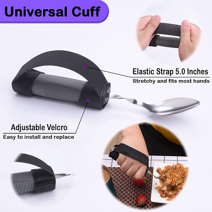 Weighted Parkinsons Utensils for Hand Tremors, Weighted Silverware for - Image 5