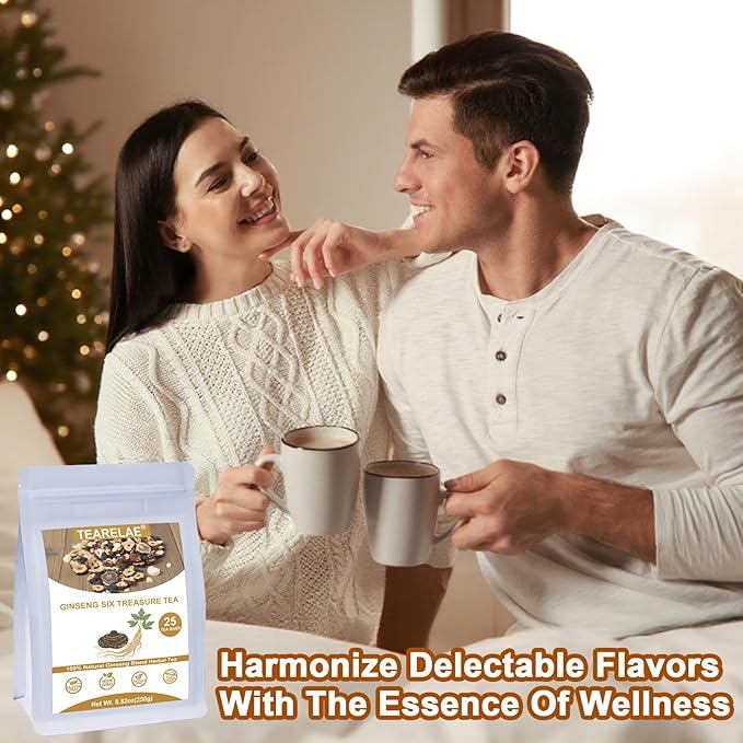 TEARELAE - Ginseng Six Treasure Tea - 10g x 25 Count - Traditional Chinese - Image 6