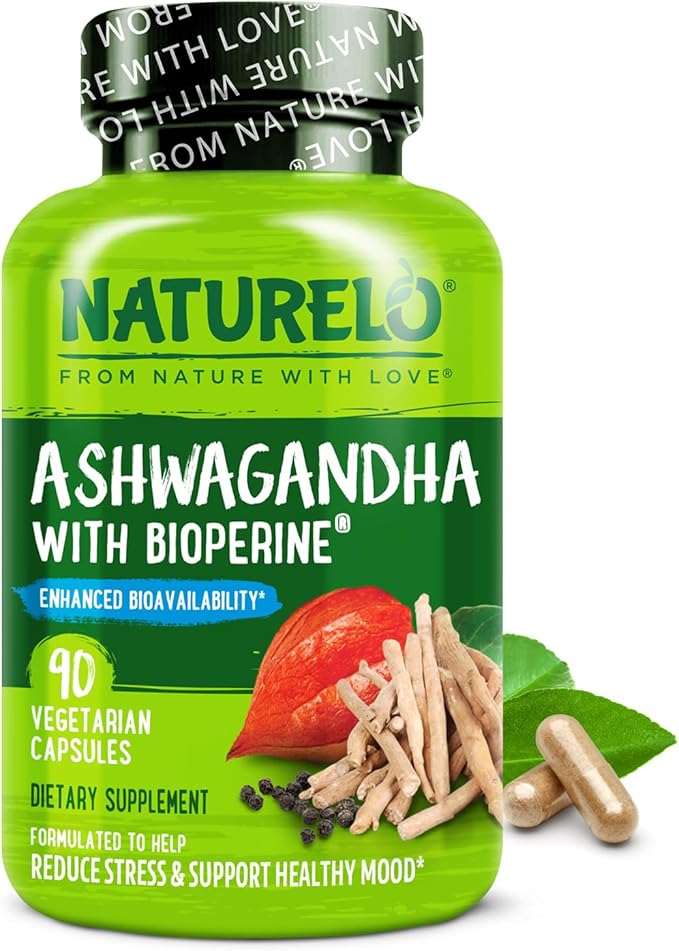 NATURELO Ashwagandha Organic Root Powder by NATURELO