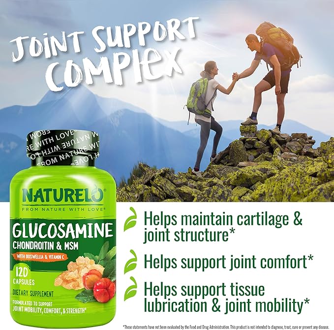NATURELO Glucosamine Chondroitin MSM - Image 4