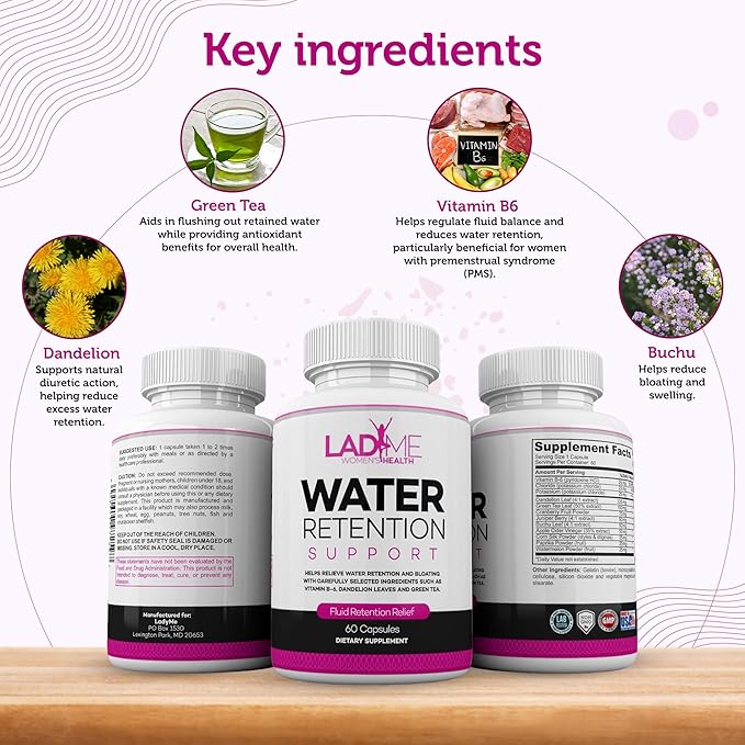 Water Retention Pills for Women Bloating Relief - Image 3