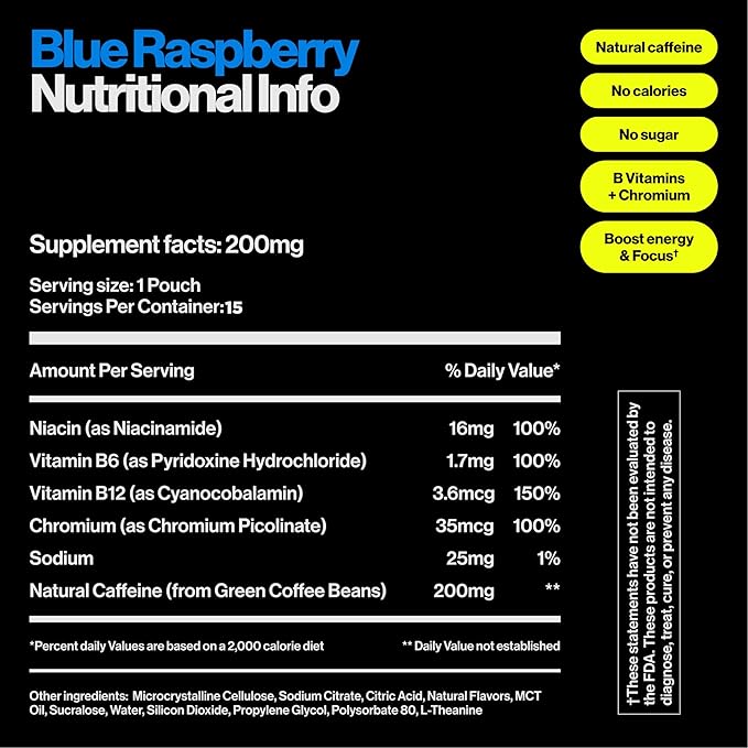 Wip Energy Pouches, Sugar Free Blend - Image 3