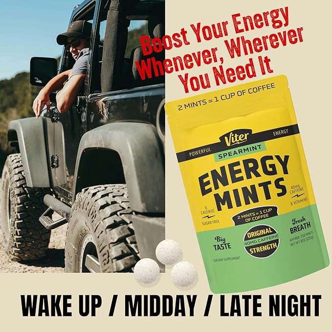 Viter Energy 40mg Caffeine Mints - Image 3