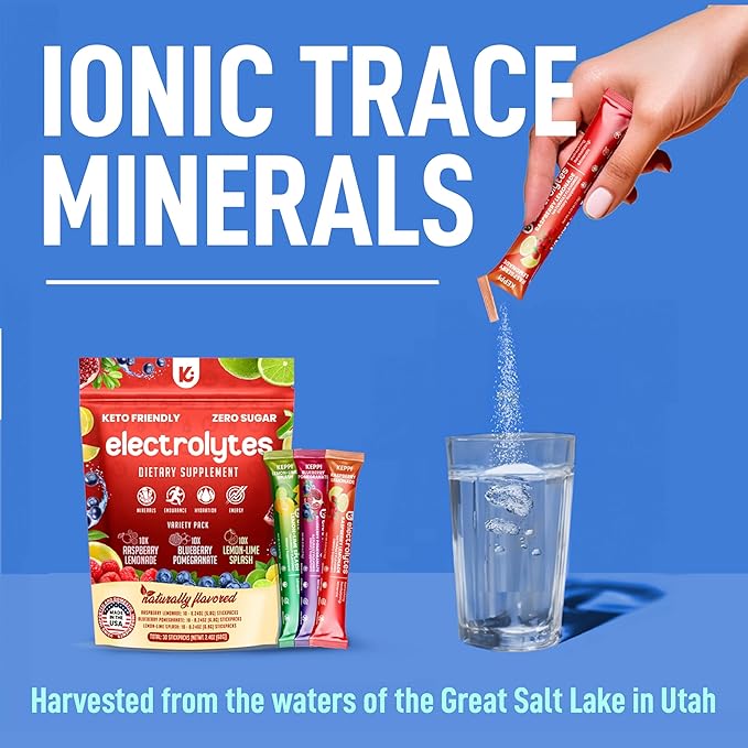 Keppi Electrolytes Powder Packets Assorted Flavors 30 Servings – No Sugar - Image 5