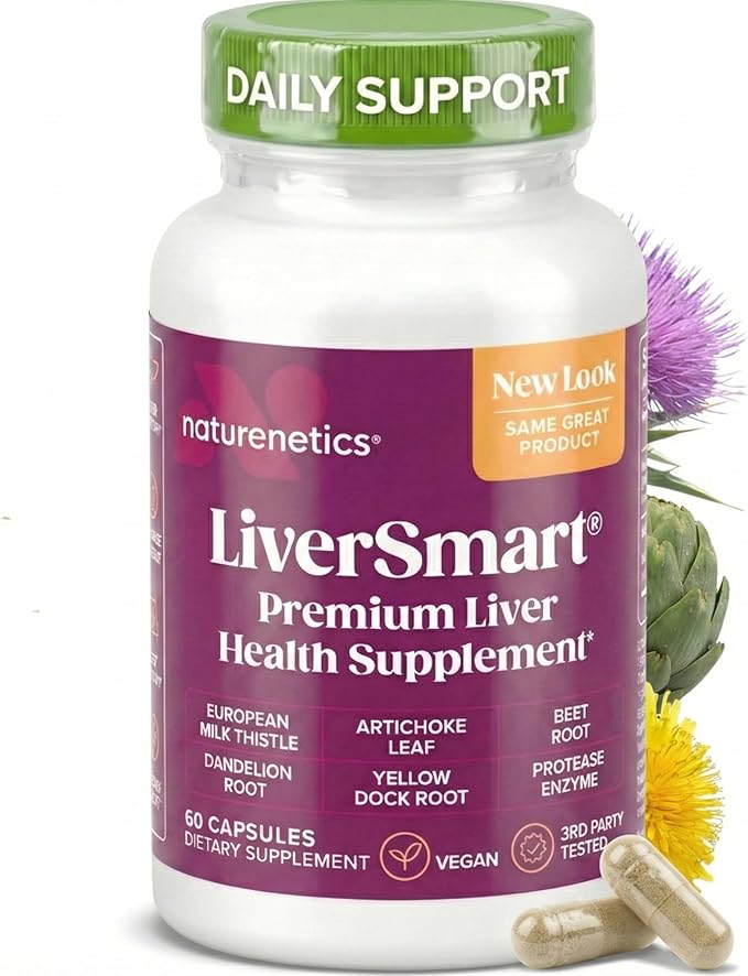 Naturenetics Milk Thistle Liver Cleanse & Support Supplement, 60 Capsules by Naturenetics