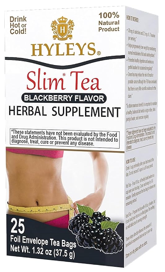 Hyleys Slim Tea Blackberry Flavor by HYLEYSTEA