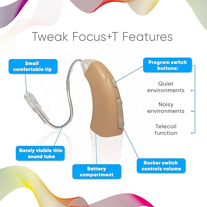 Tweak Focus+T OTC Hearing Aid Device - Image 6