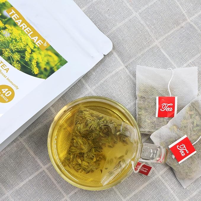 TEARELAE - Fennel Tea - 4g x 40 Count - Whole Fennel Seeds Herbal Tea Bags - - Image 3