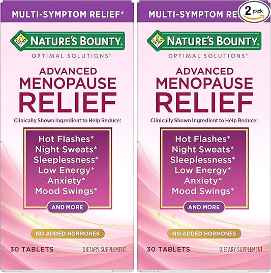 Nature's Bounty Optimal Solutions Advanced Menopause Relief, Menopause by NaturesBounty