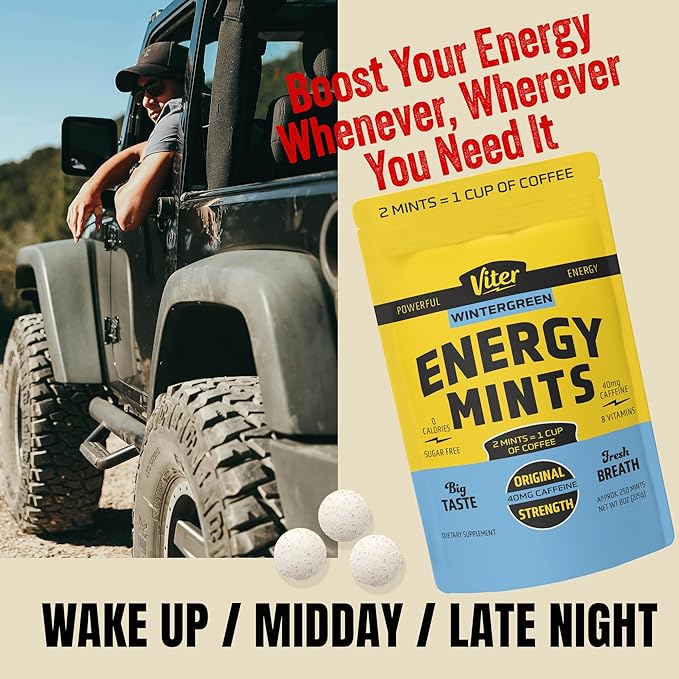 Viter Energy 40mg Caffeine Mints - Image 3