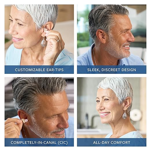 NANO HEARING AIDS First Ear Plus CIC, Portable Charging Case & Cable - Image 3