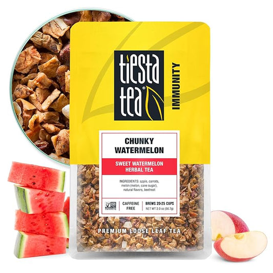 Tiesta Tea - Chunky Watermelon, Loose Leaf, Sweet Watermelon Herbal Tea by TiestaTea