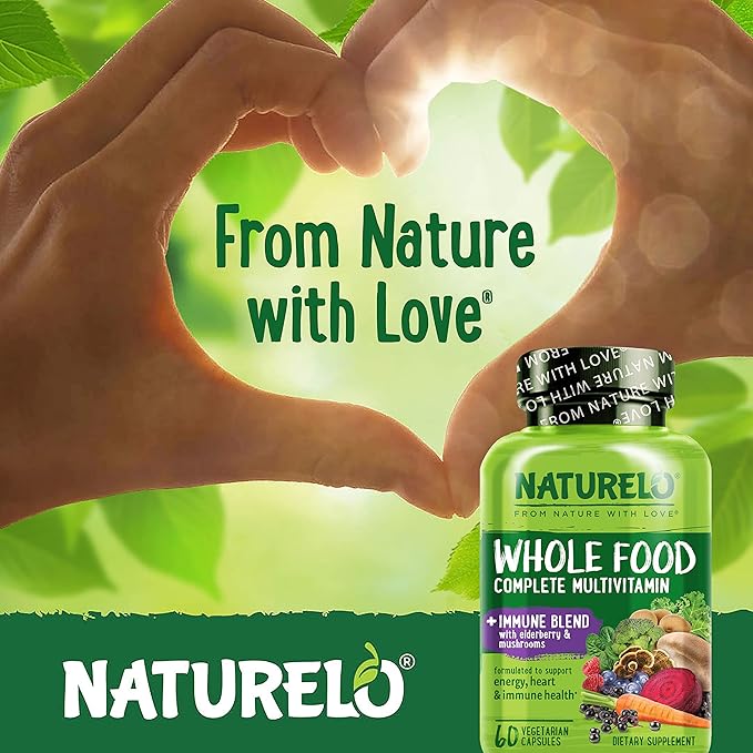 NATURELO Whole Food Multivitamin + Immune Blend - Image 6