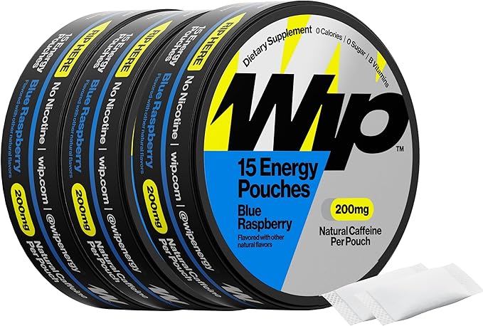 Wip Energy Pouches, Sugar Free Blend by Wip