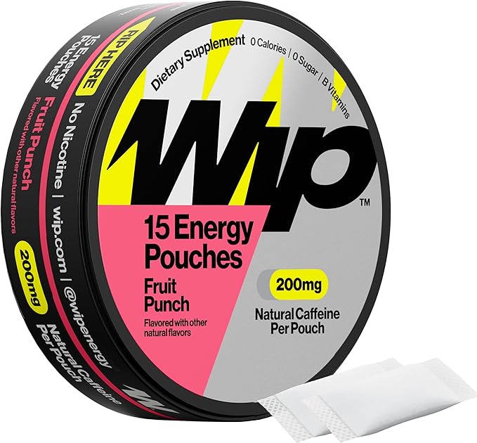Wip Energy Pouches, Sugar Free Blend by Wip
