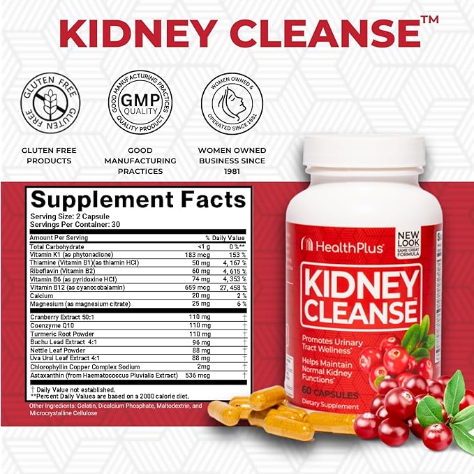 Health Plus Advanced Kidney Cleanse - Image 2