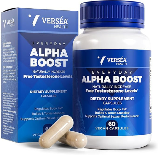 Alpha Boost – Natural Free Testosterone Support, Endurance & Vitality by Vers%C3%A9aHealth