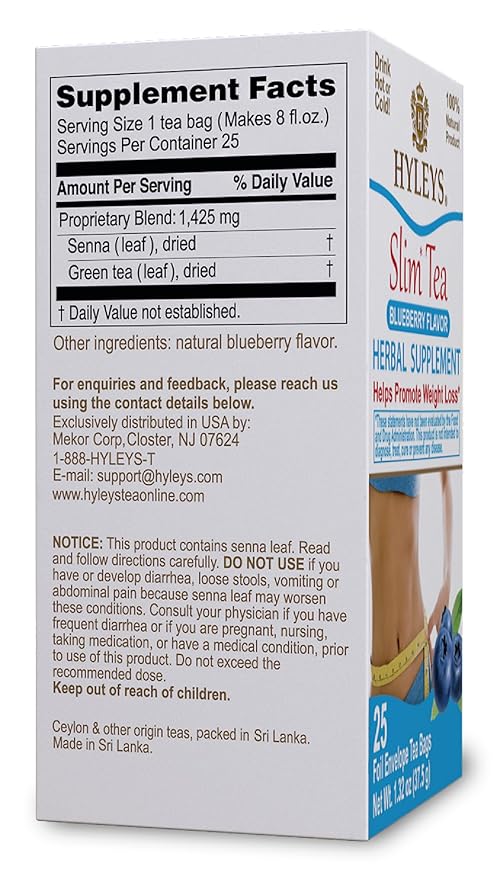 Hyleys Slim Tea Blueberry Flavor - Image 3