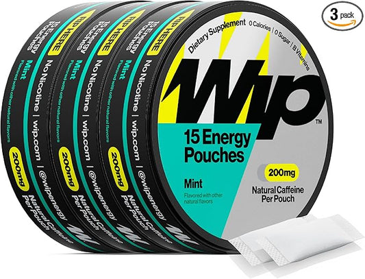 Wip Energy Pouches, Sugar Free Blend by Wip