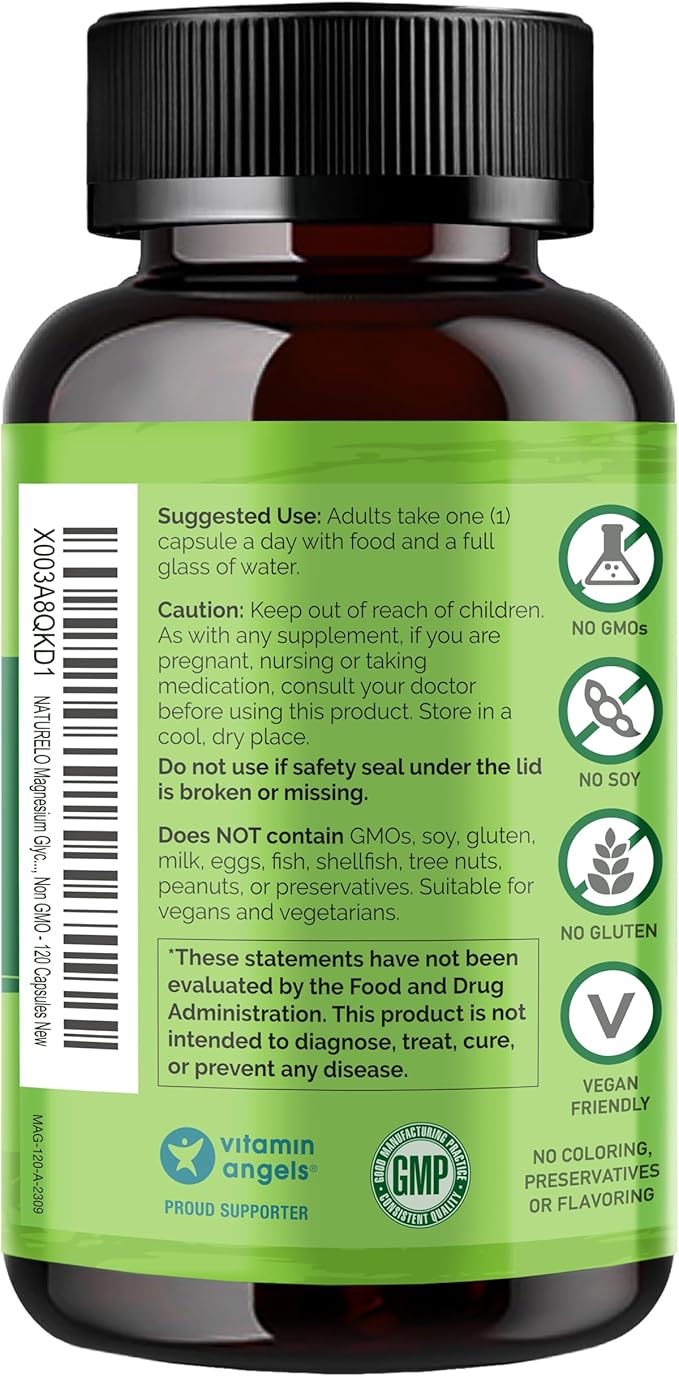 NATURELO Magnesium Glycinate Chelate Complex - Image 7