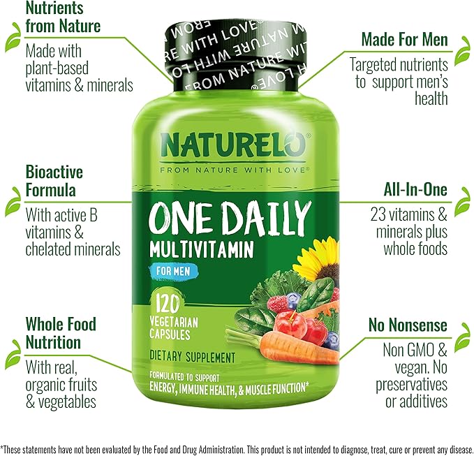 NATURELO Mens Multivitamins - Image 4