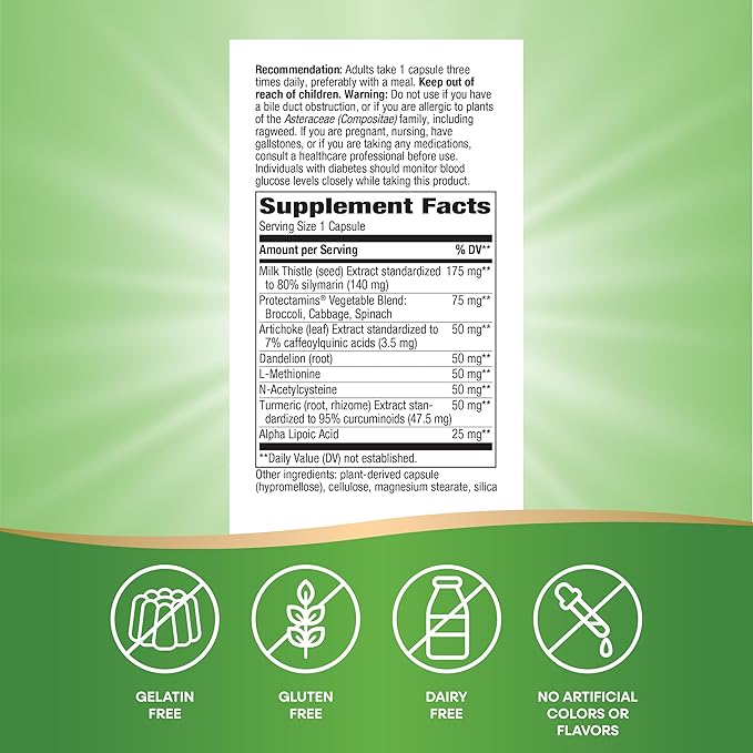 Nature's Way Super Thisilyn Advanced Liver Support Formula*, Liver Function - Image 5