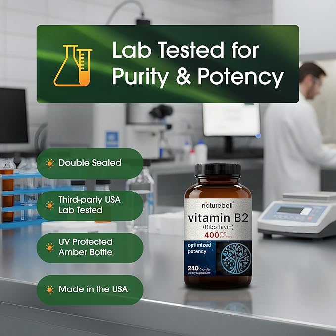 NatureBell Vitamin B2 400mg - Image 5