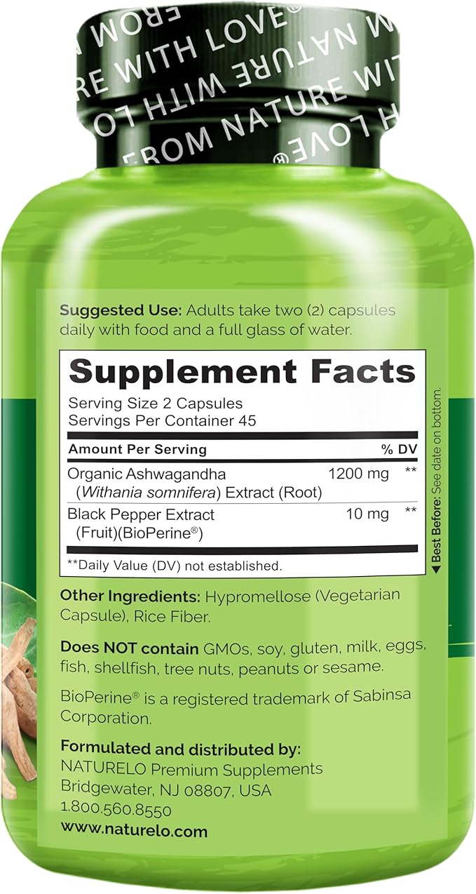 NATURELO Ashwagandha Organic Root Powder - Image 7