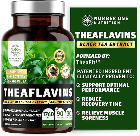 N1 Nutrition Premium Theaflavins Black Tea Extract Powered by TheaFit™ to by NumberOneNutrition