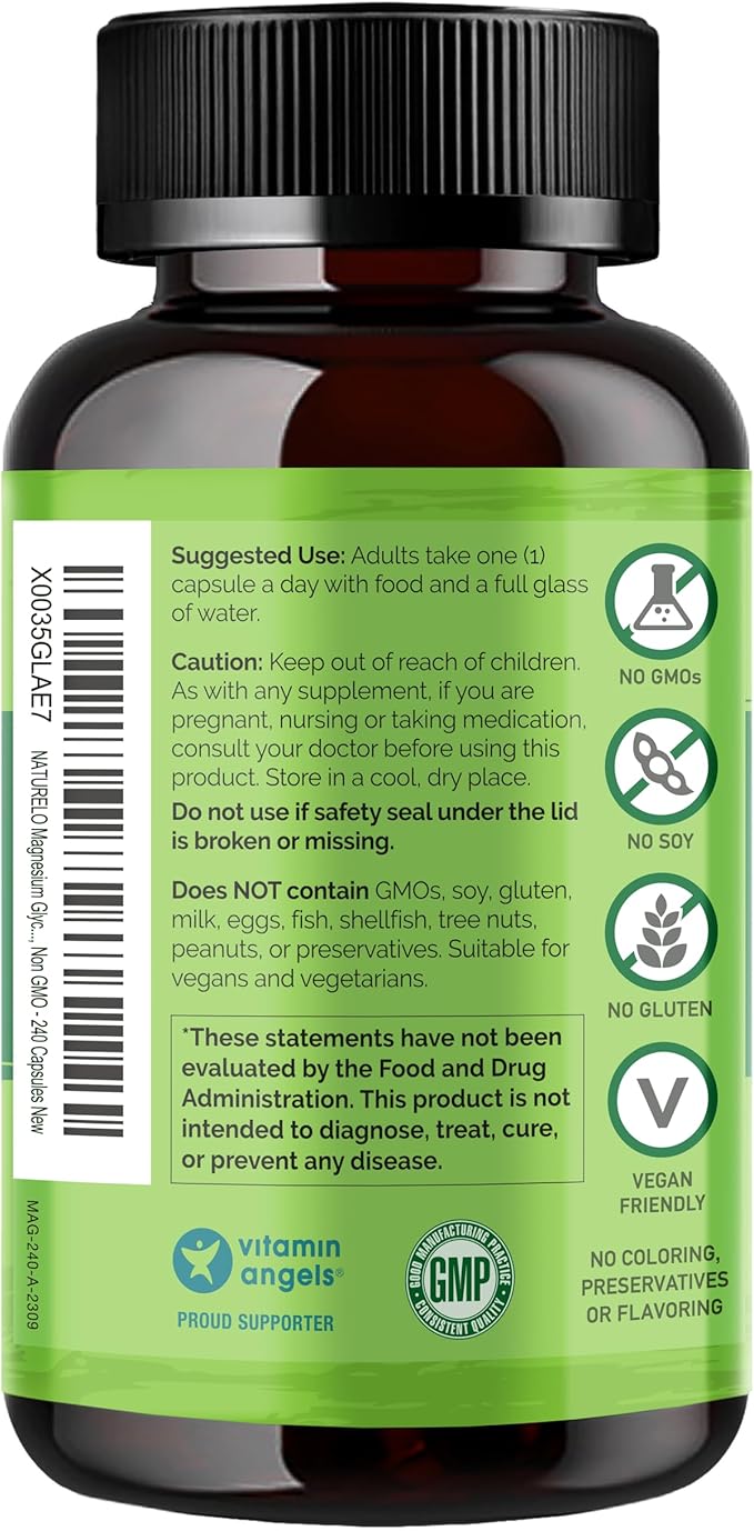 NATURELO Magnesium Glycinate Chelate Complex - Image 7