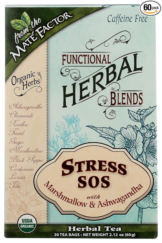 Mate Factor Functional Herbal Blend, Stress SOS by MateFactor