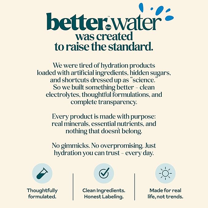 Better Than Electrolyte & Vitamin Supplement Powder, Drink Mix - Image 6