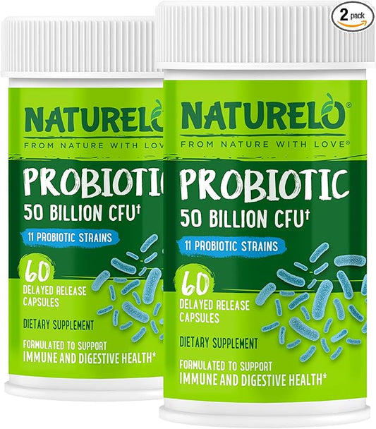 NATURELO Probiotics for Digestive Health by NATURELO