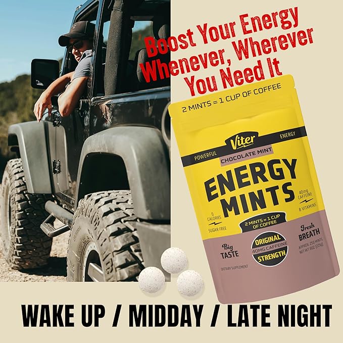 Viter Energy 40mg Caffeine Mints - Image 3