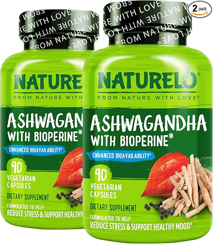 NATURELO Ashwagandha Organic Root Powder by NATURELO