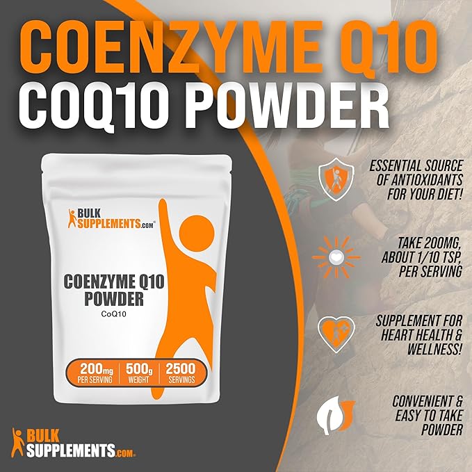 BulkSupplements.com Coenzyme Q10 Powder - Image 3