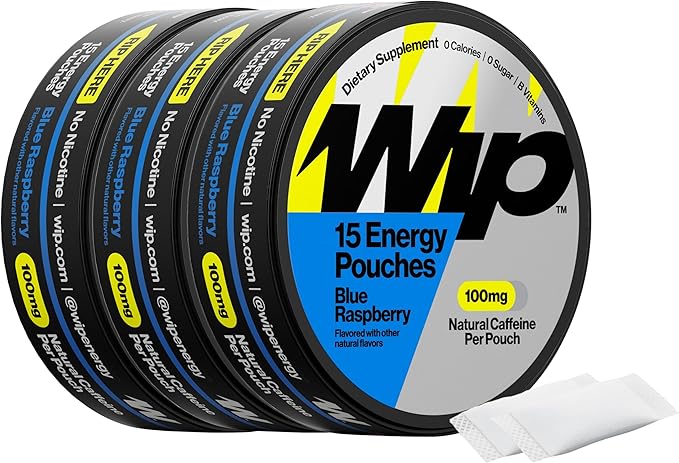 Wip Energy Pouches, Sugar Free Blend by Wip