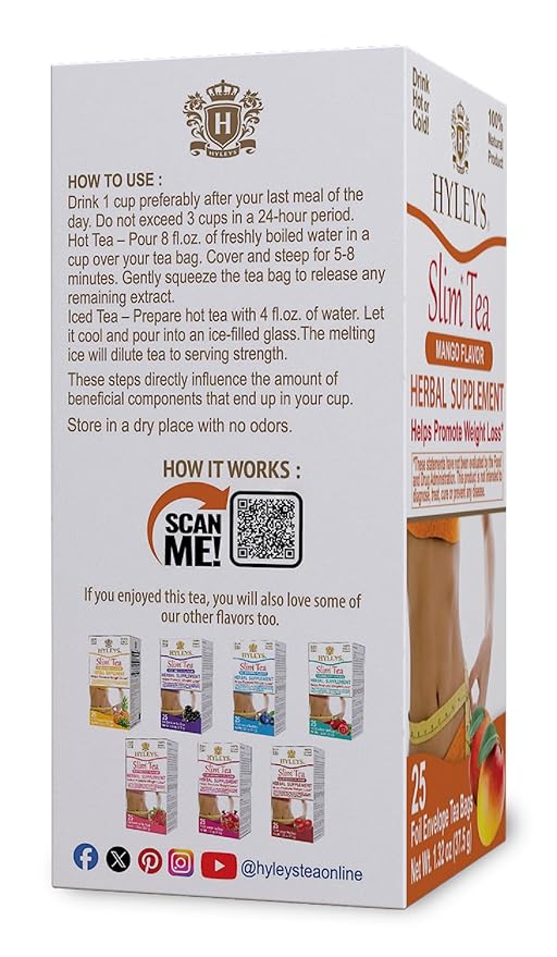 Hyleys Slim Tea Pineapple Flavor - Image 3
