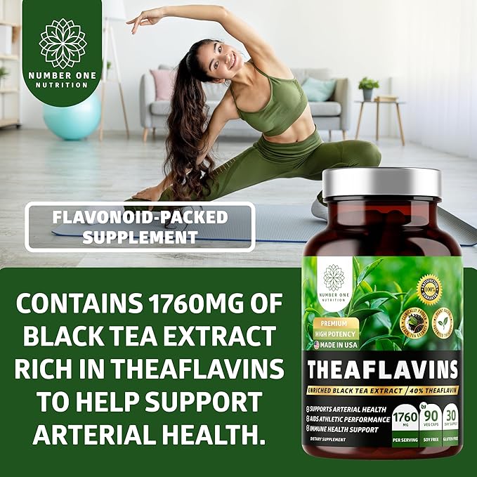 N1 Nutrition Premium Theaflavins Black Tea Extract Powered by TheaFit™ to - Image 5