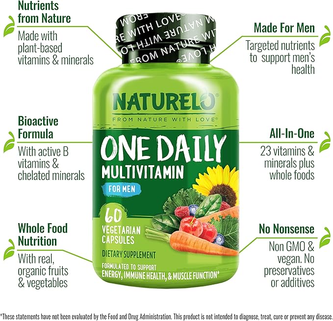 NATURELO Mens Multivitamins - Image 4