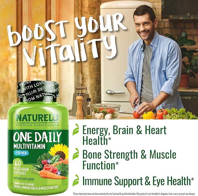 NATURELO Mens Multivitamins - Image 2