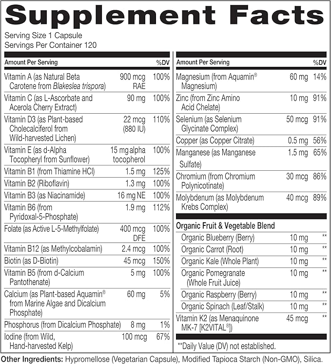 NATURELO One Daily Multivitamin - Image 3