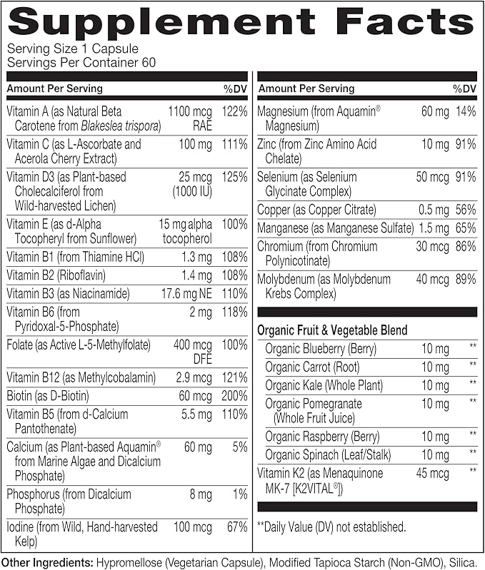 NATURELO Mens Multivitamins for Men 50+ - Image 3