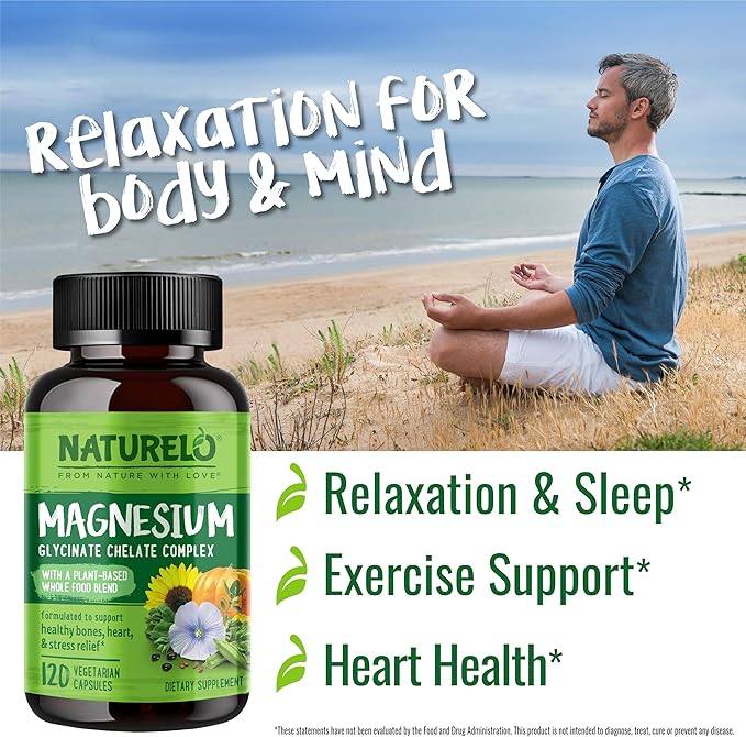 NATURELO Magnesium Glycinate Chelate Complex - Image 4